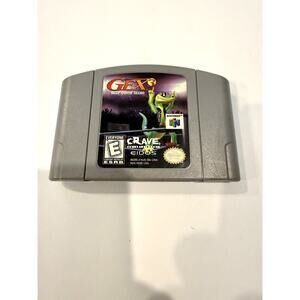 Gex 3 Deep Cover Gecko Nintendo 64 N64 Video Game